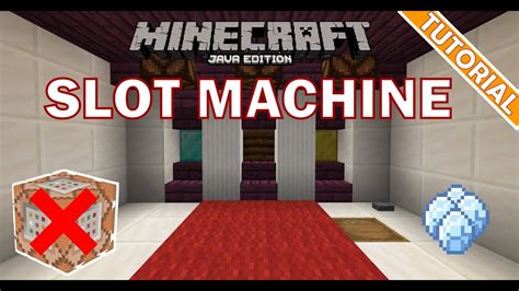 minecraft how to make a slot machine